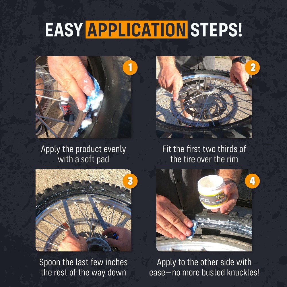 Pro Buds Tire Changing Paste - Peerless Lubrication Tire Mounting Paste for Q...