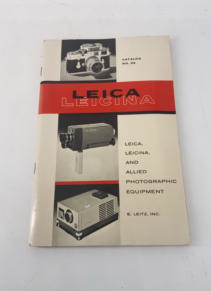 1961 Vintage Leica camera catalog no. 36 E. Leitz inc.
