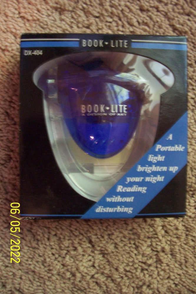 Portable Book Light - Blue - NIP