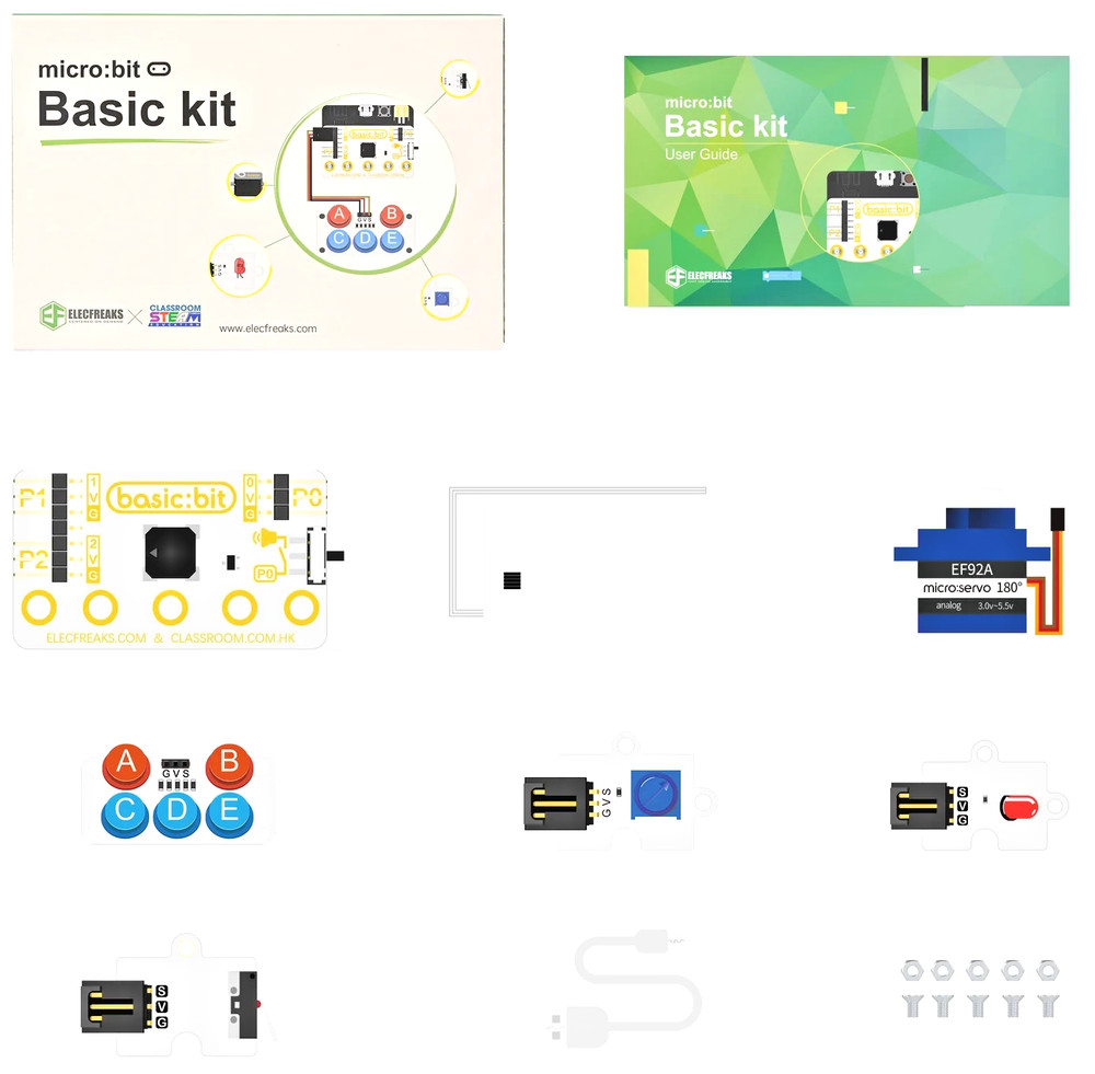 New Elecfreaks micro:bit Basic Kit (EF08189), Educational Learning Kit US Seller