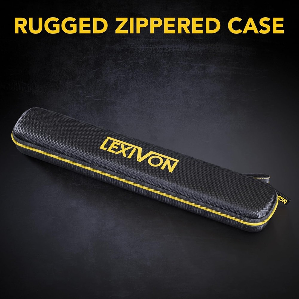 Multi-Purpose 10-Inch Protractor with Simple Interface & Rugged Zippered Case