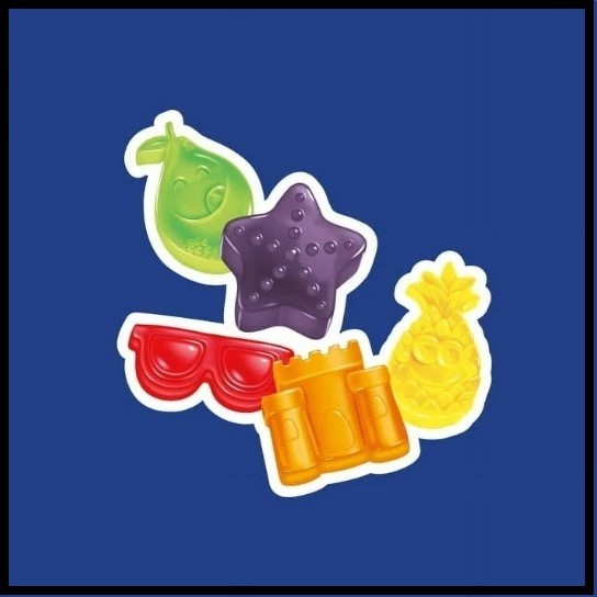 JOLLY RANCHER Tropical Fruit Gummies Candy 13 oz Bag