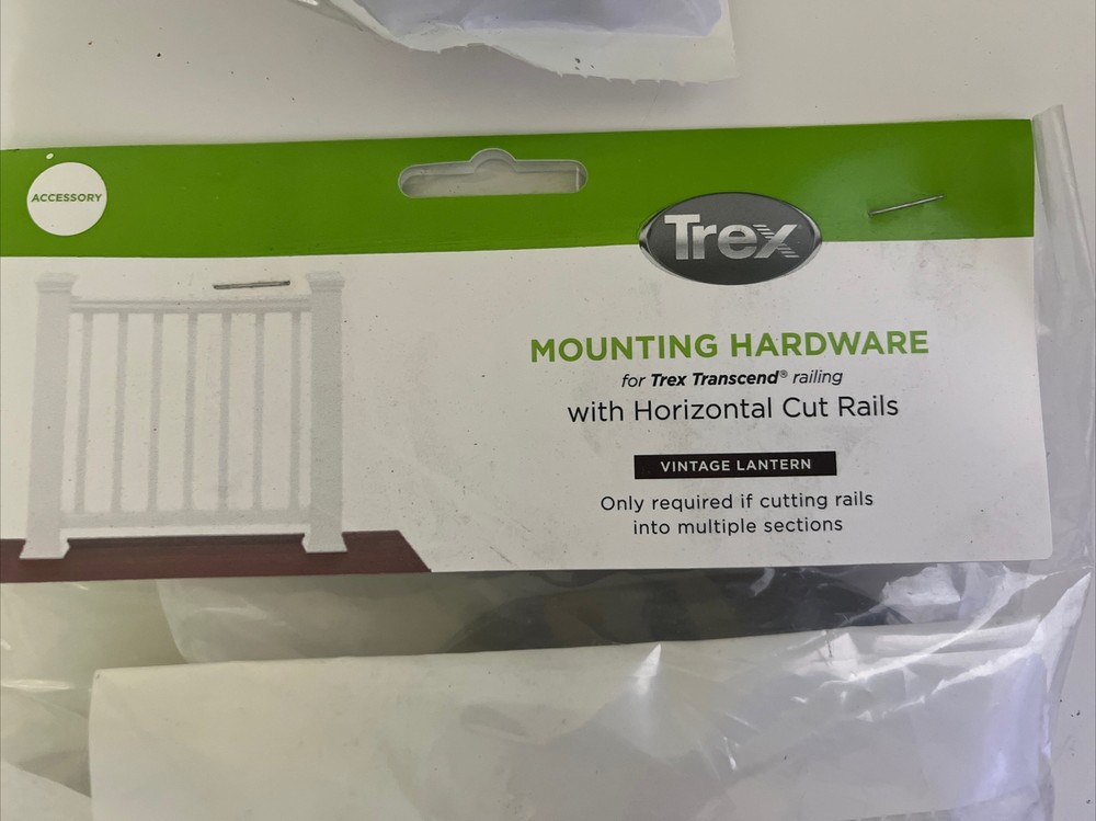 Trex Mounting Hardware For Horizontal Cut Rails  Vintage Lantern