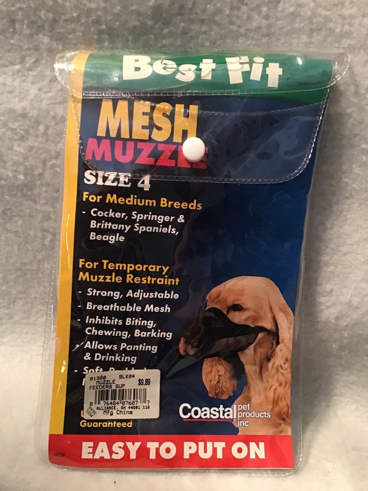 Mesh Dog Muzzle size 4 for medium breeds