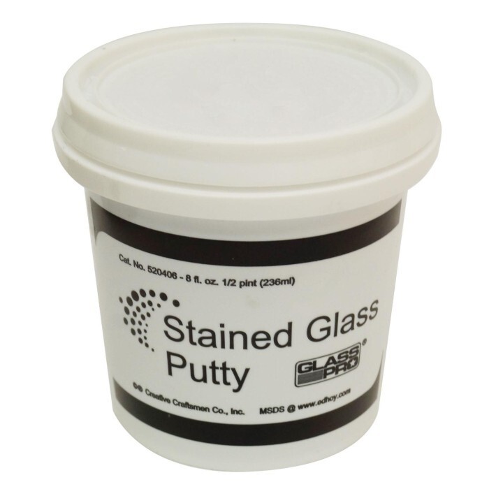 Glass Pro Black Putty/Cement 8oz.