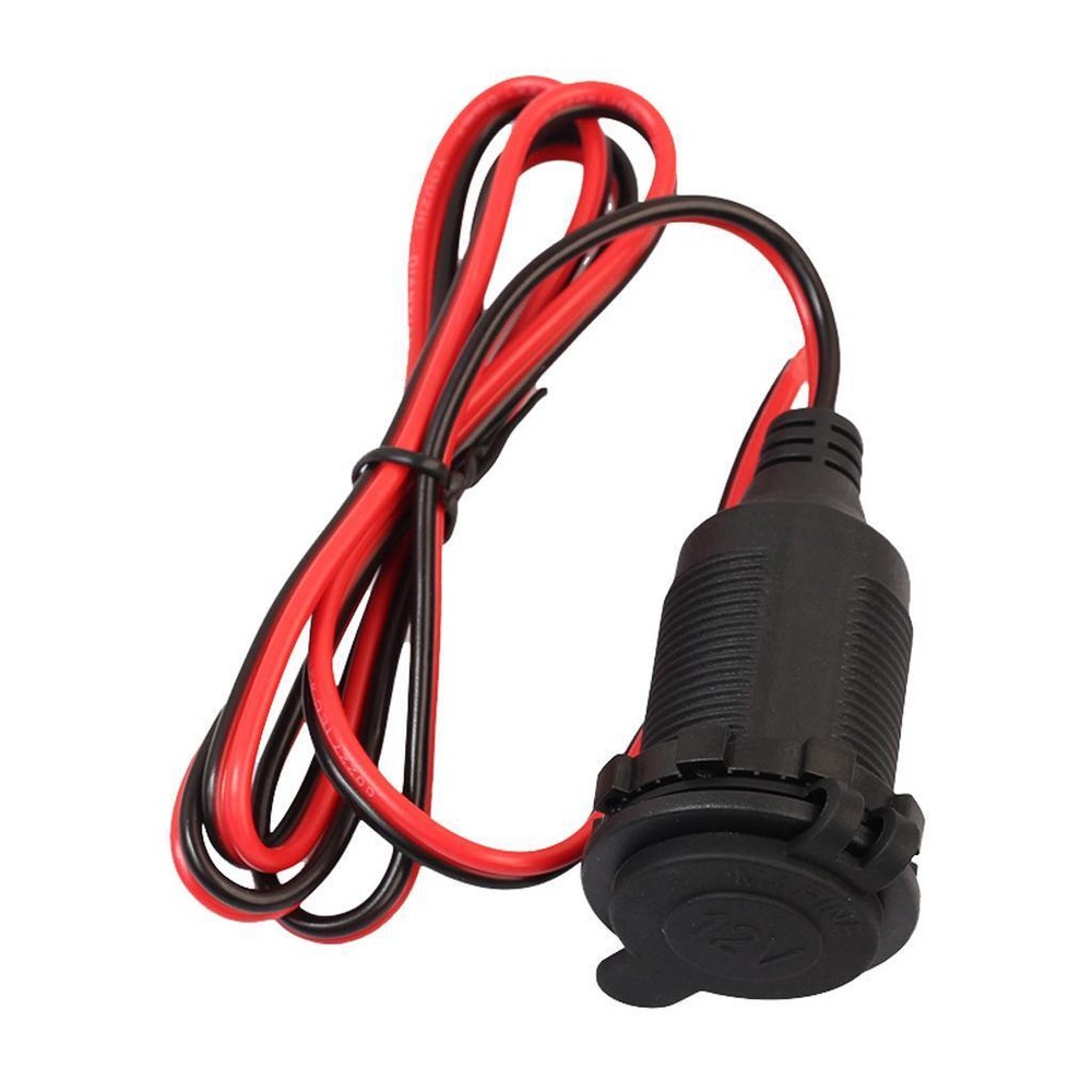 Car Motorcycle Boat Lighter Socket Plug Connector DC 12V 24V