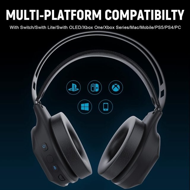Honcam 2.4 g Wireless Gaming Headset