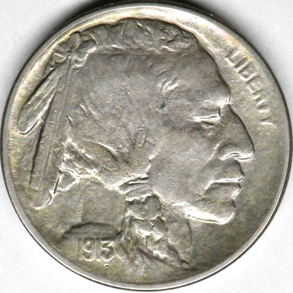1913 type 2 buffalo nickel in a high grade