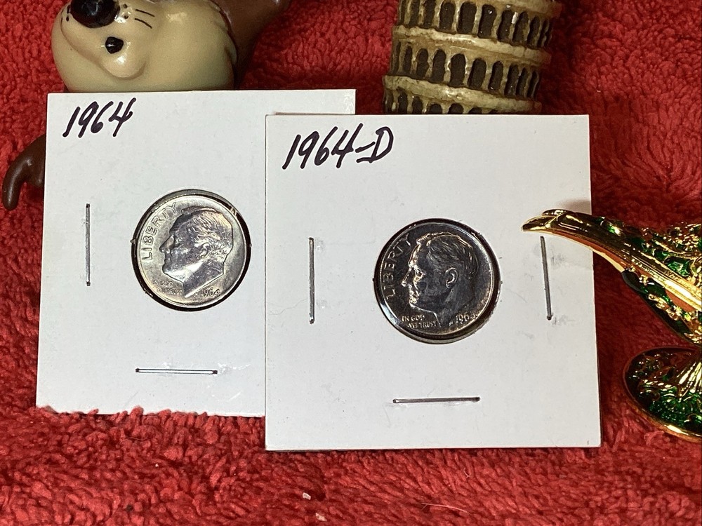 1964 & 1964 D ROOSEVELT DIMES 👀