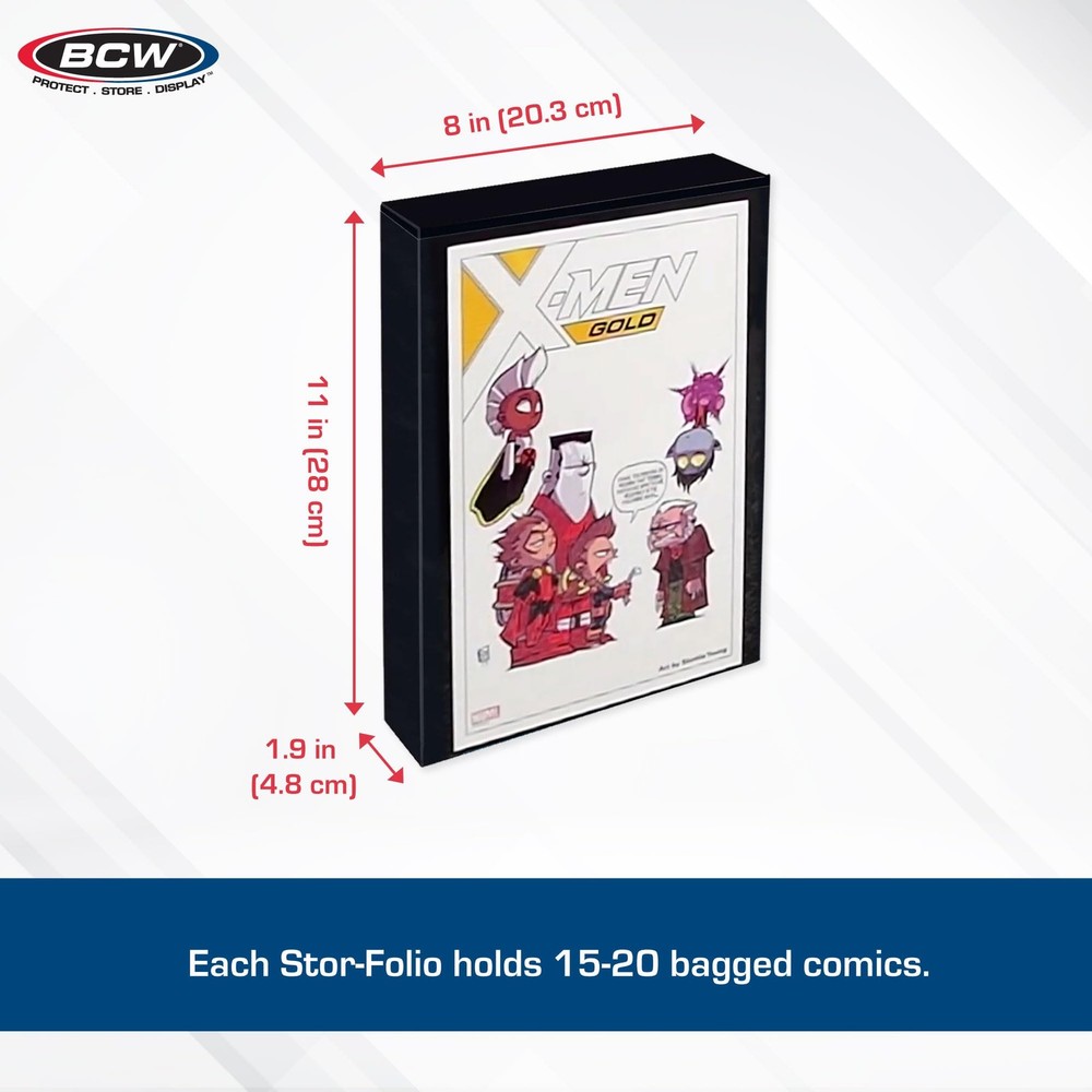 BCW Comic Book 1-PACK, Sized for Current and Silver Age Books