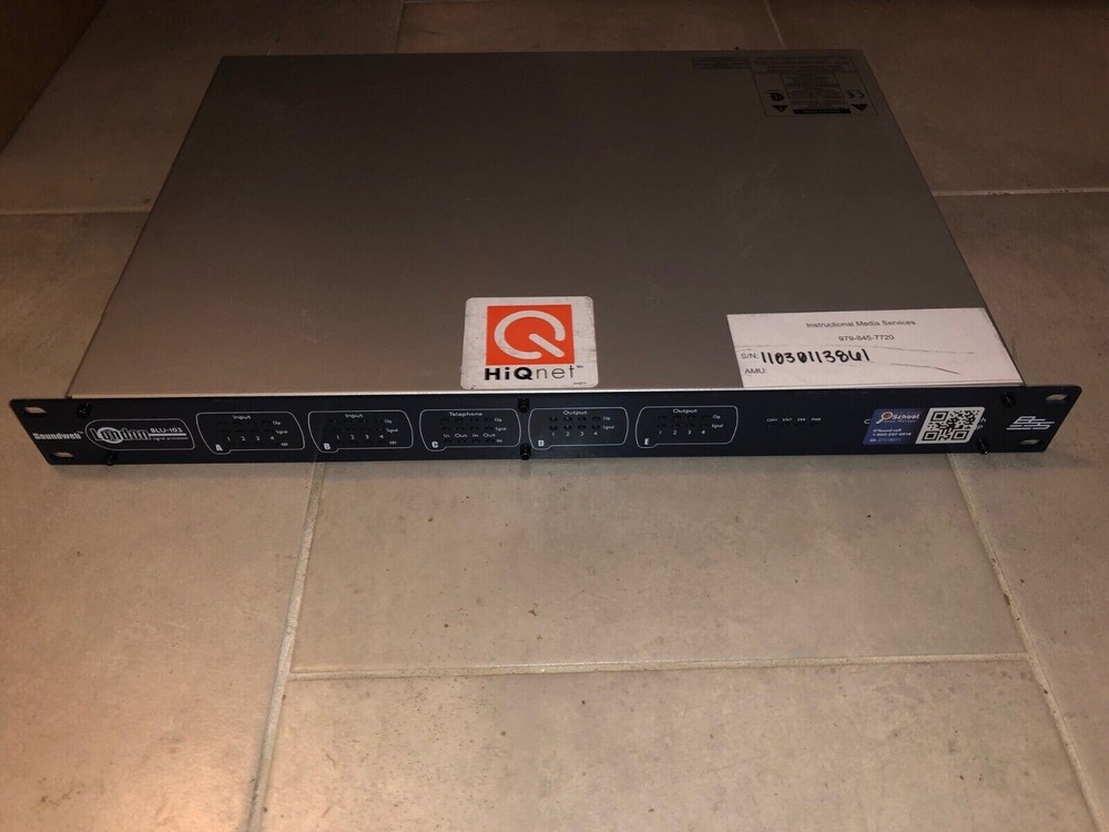 BSS Soundweb London BLU-103 Conferencing Processor with AEC & VOIP