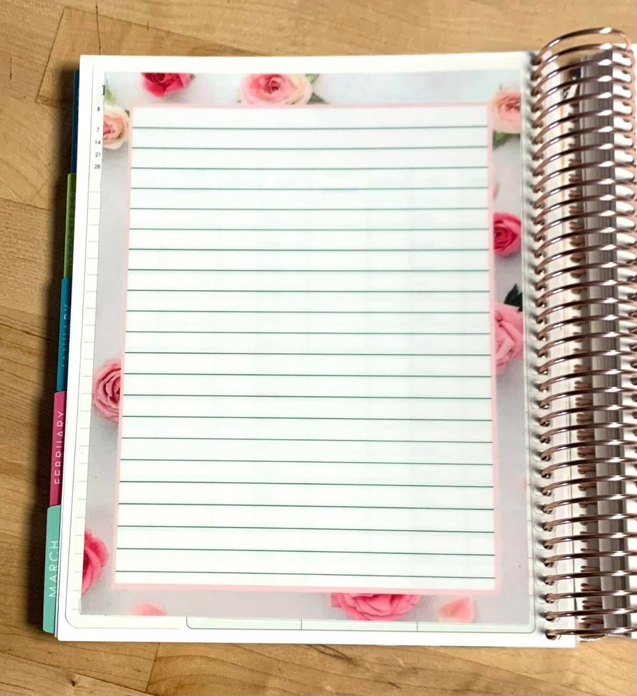 Blood Pressure Tracker 2 Sided Dashboard Insert 4 use with Erin Condren Planner