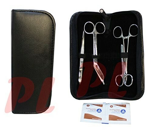 Black Case EMT Universal First Aid Kit 7 Pcs