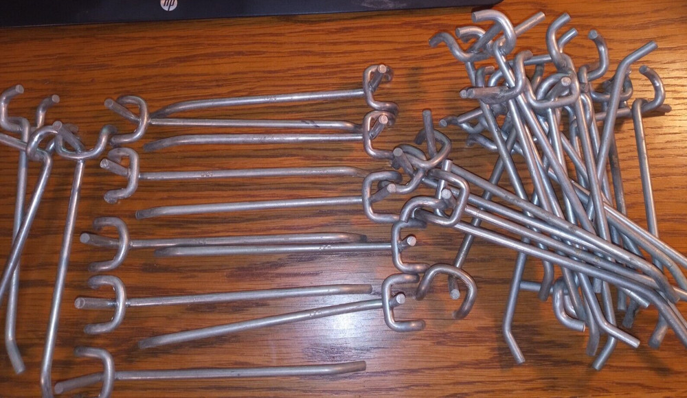 PEG HOOKS 33 PC. 6" INCH  HEAVY DUTY PEG BOARD HOOKS