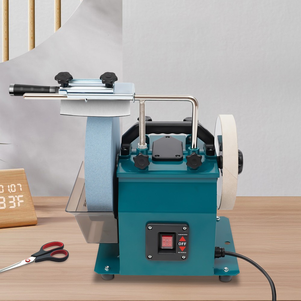 Electric Knife Sharpener Water-cooled Grinder Bench Wet Stone Grinding Machine