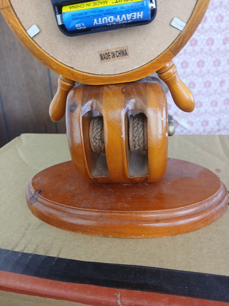 Ship Wheel Clock