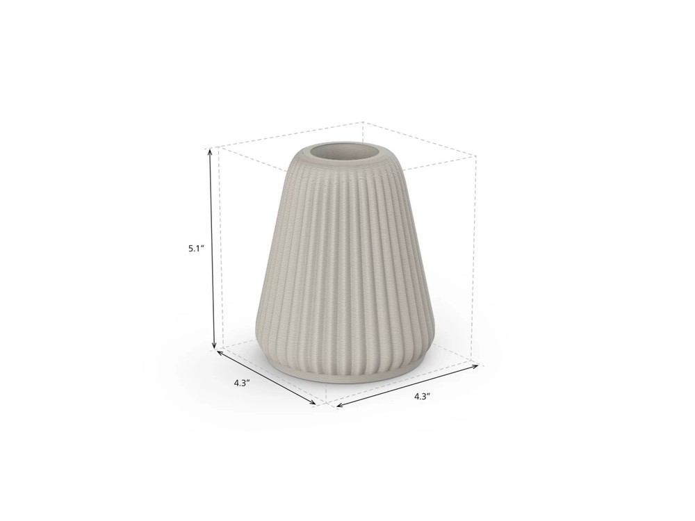 Philips Hue Cone table lamp for Lightguide bulbs (Sand)