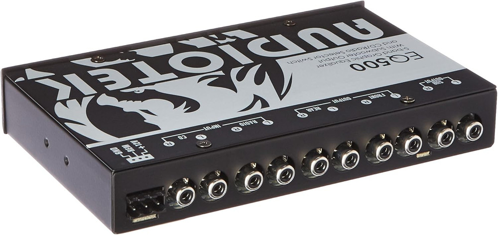 EQ500 5-Band Graphic Equalizer with Subwoofer Output and Selector Switch