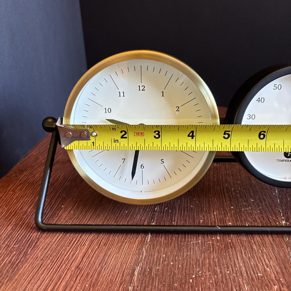 Magnolia – Hearth & Hand Desktop Clock And Temperature Decor - Tested-
