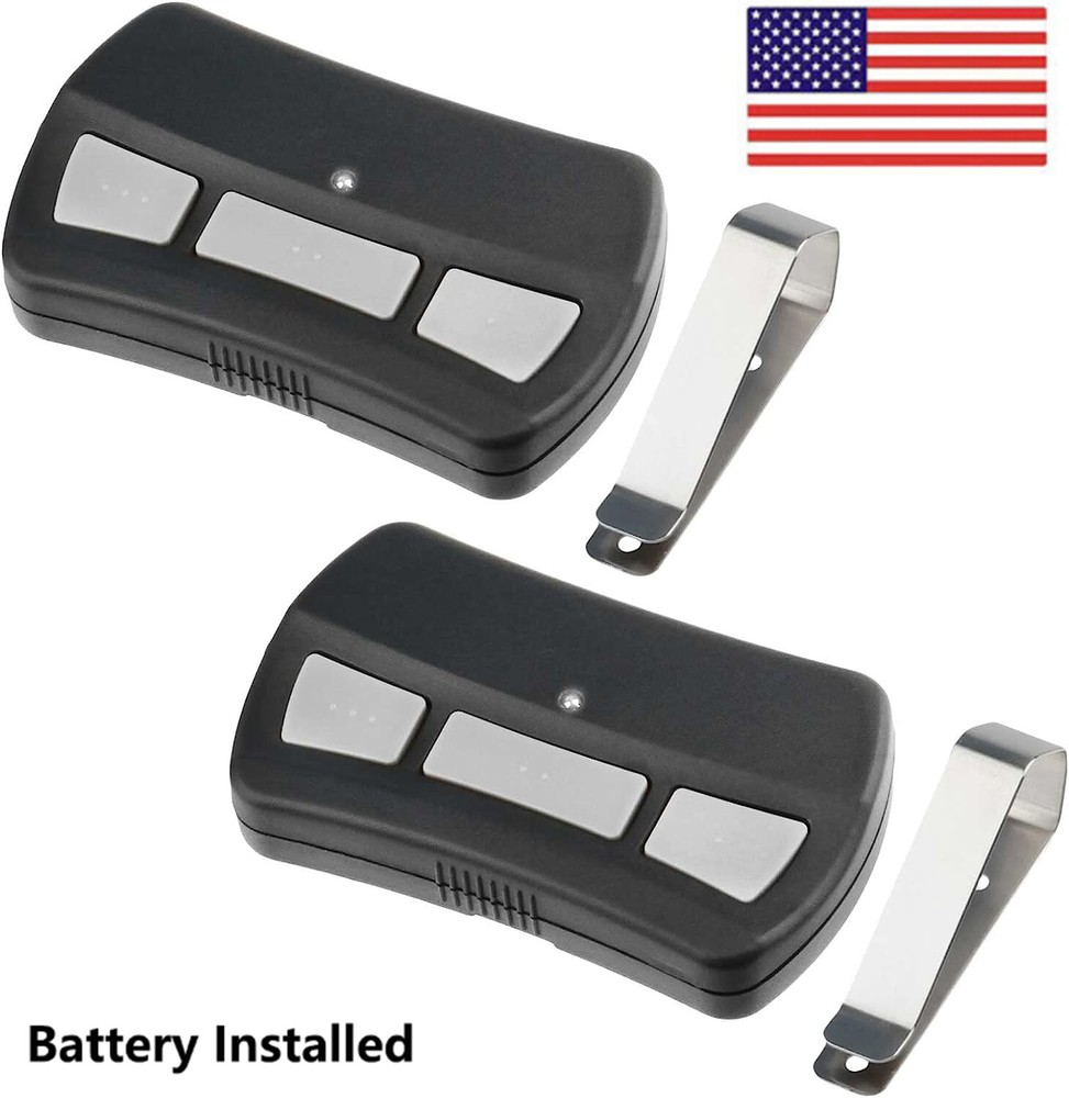 2 Pack For Genie GITR-3 OCDTR-3 Intellicode Garage Door Remote Compatible/
