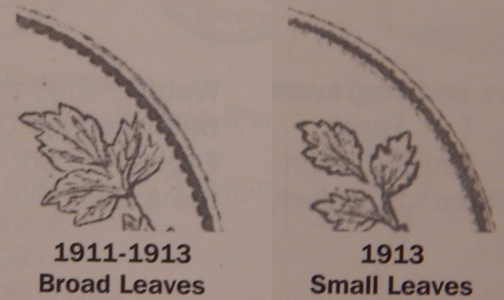 Fine 1913 Canada Small Leaves Silver 10 Cents