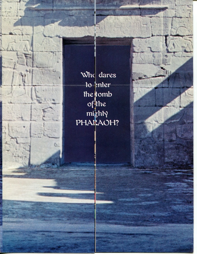 Pharaoh Williams Pinball Flyer / Brochure / Ad