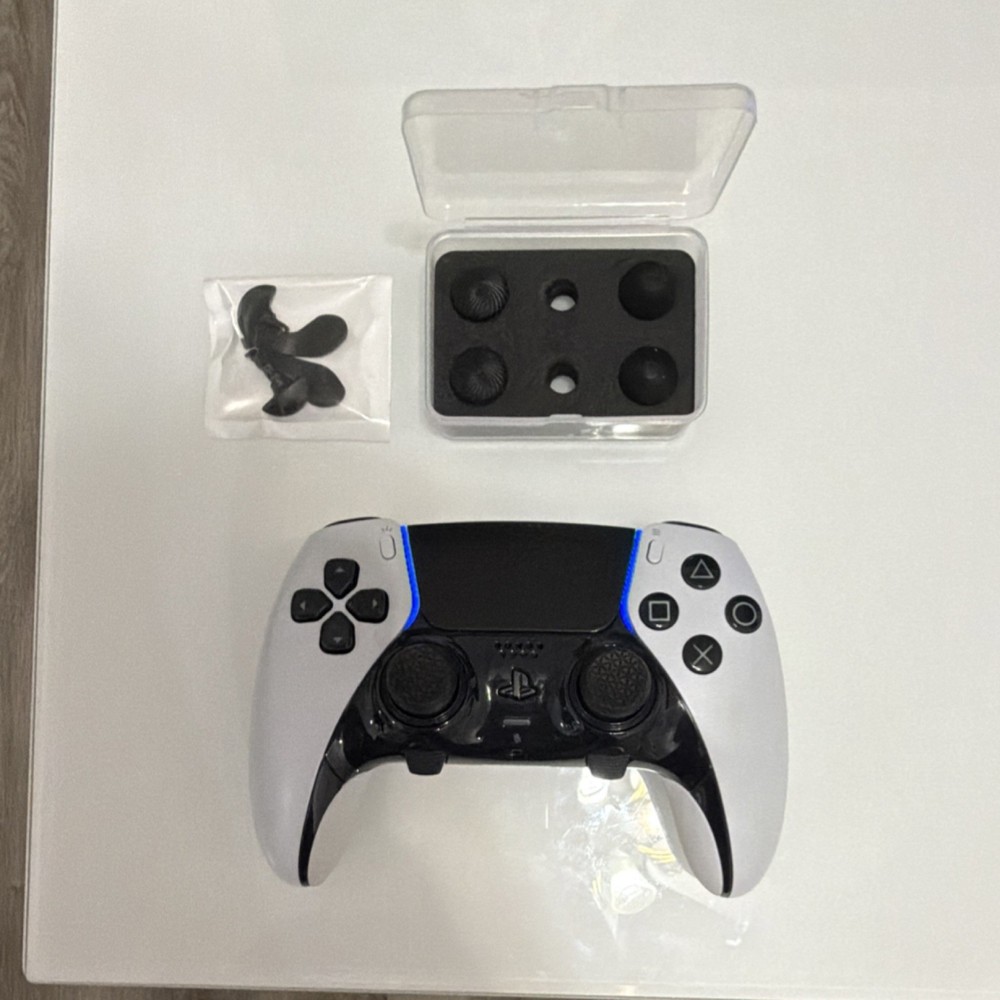 Sony DualSense Wireless Controller Bundle with Thumb Grips, Trigger Attachments…