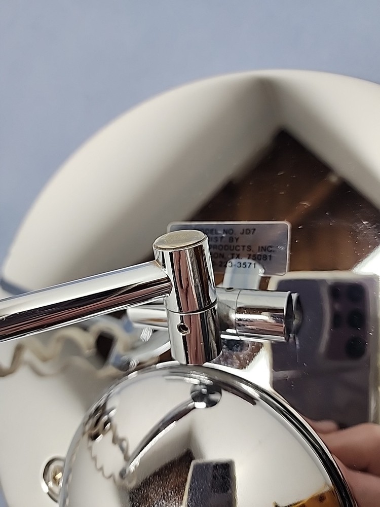 Jerdon #JD7 Wall Mounted Swing Arm 3X Magnifying Makeup Mirror