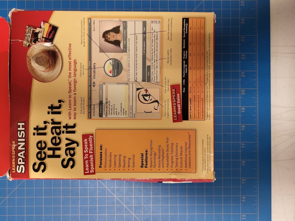 Learn to Speak Spanish Language Learning Solution 5 CDs The Learning Company