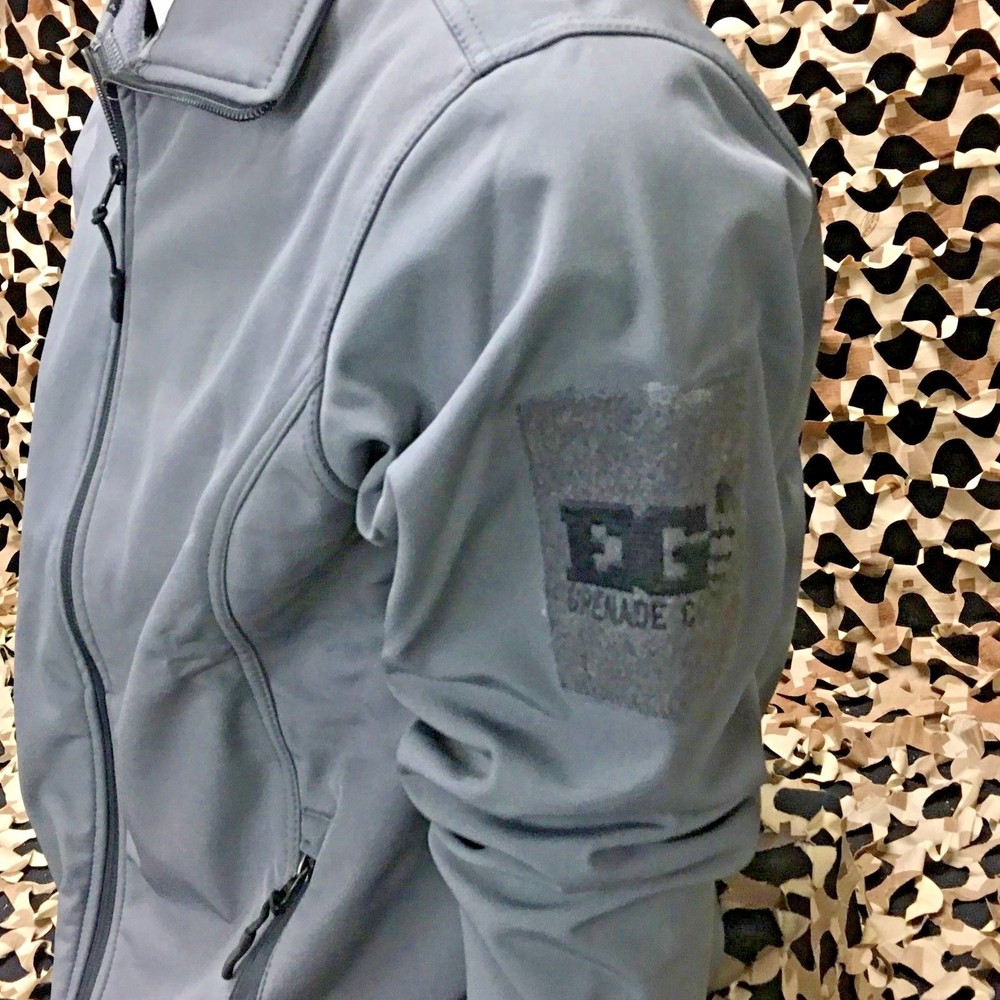 NEW Enola Gaye TechOne Windbreaker Jacket - Grey - Small