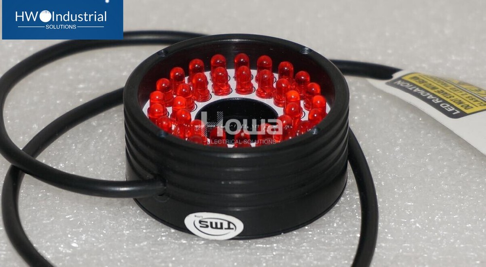 1PC TMS LSW-00-040-2-R-24V-C Ring Light Source DC24V Machine Vision AOI Light
