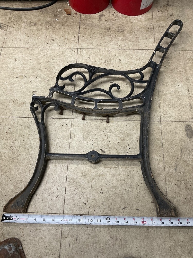 Beautiful Original Cast Iron Bench Ends
