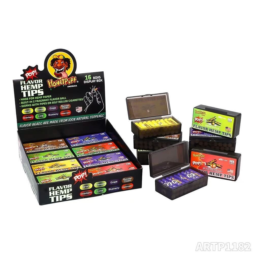 HoneyPuff Flavor Hemp Tips 18pcs-Blueberry