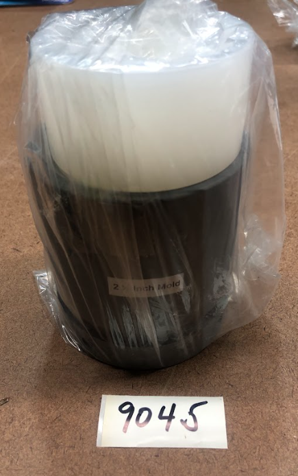 Milliard 2-1/2" Bath Bomb Mold for Millard Press With Threaded Top