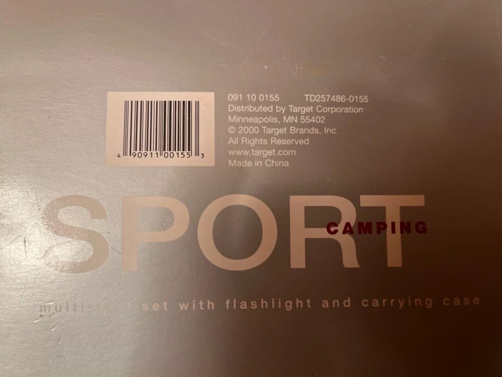 Target MULT TOOL w/FLASHLIGHT & CARRYING CASE - NEW