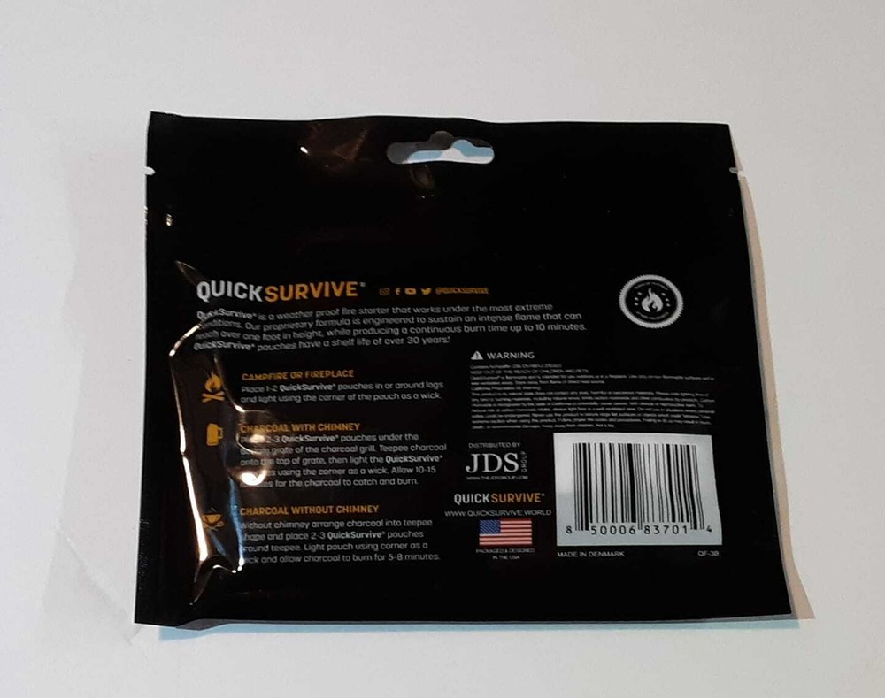 Quick Survive Fire starter pack (New Product)