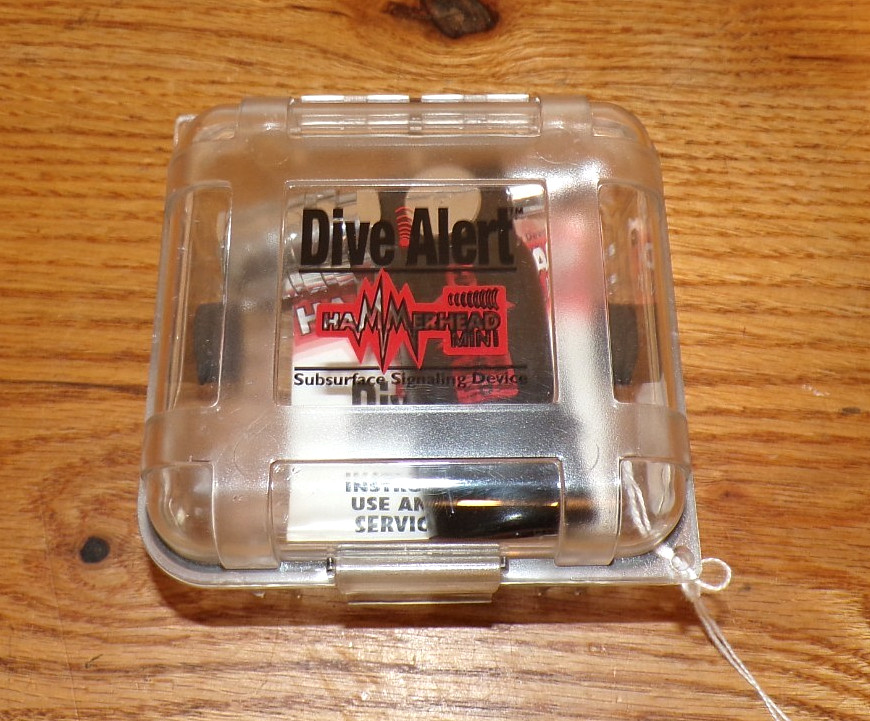 Dive Alert Hammerhead Mini Subsurface Signaling Device - New in Case