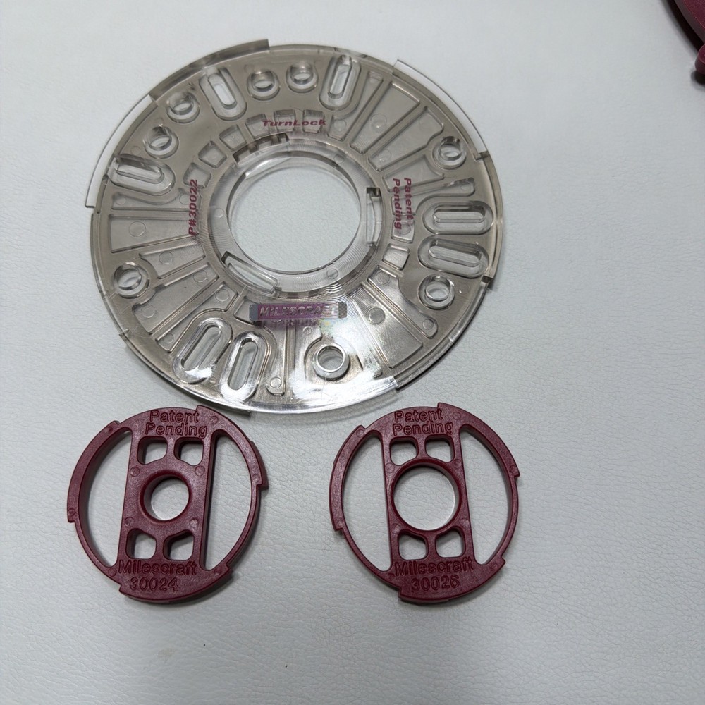 Milescraft SpiroCrafter TurnLock 1204 Create Patterns Stencils Wood Plastic