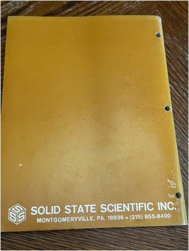 Solid State Scientific RF Transistors Data Book 1973 - Specs Applications & More
