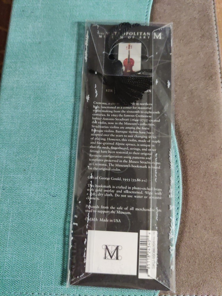 Stradivarius Violin Bookmark