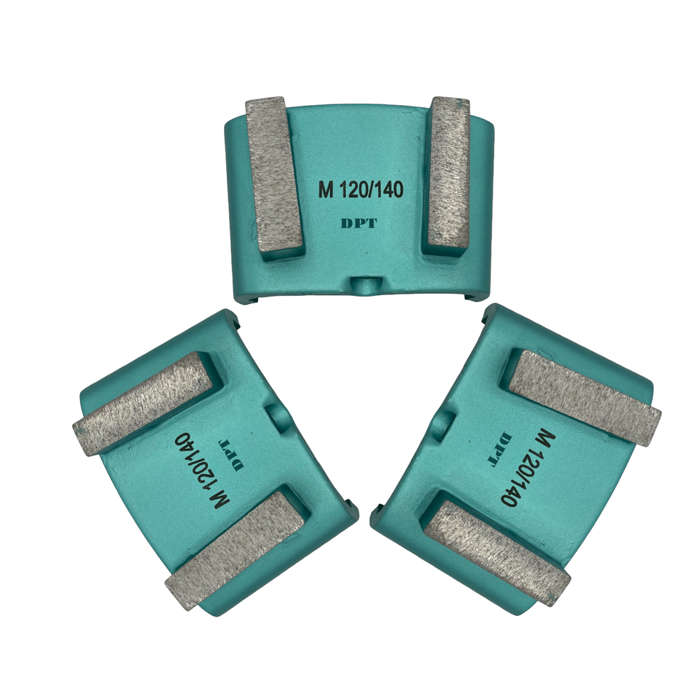 Grinder Tooling Quick Change for HTC Concrete Grinders Medium Bond 120 Grit