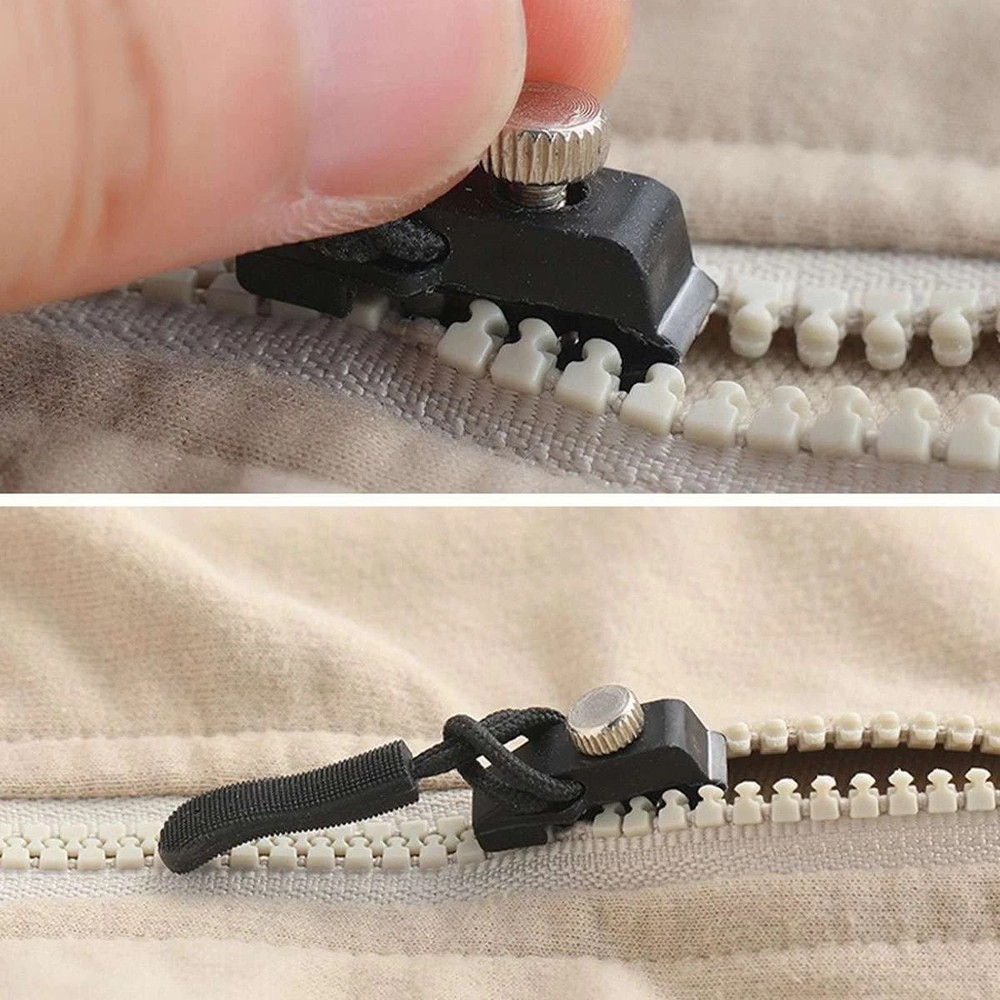 6-Pack(2*Large, 2*Medium, 2*Small) Universal Zipper RepairTool Adjustable zipper