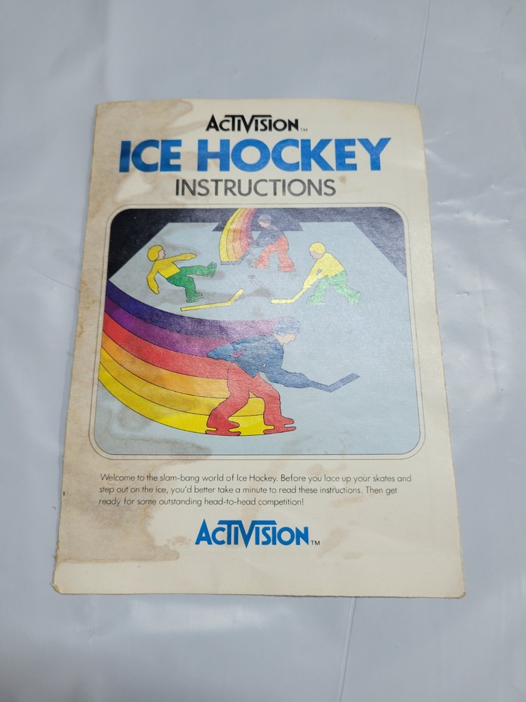 Ice Hockey Atari 2600 Instruction Manual