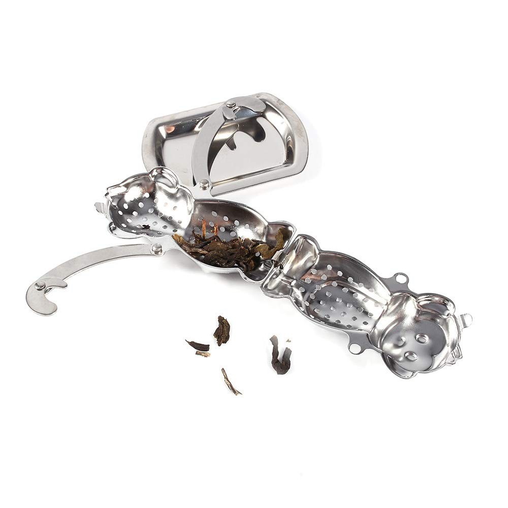 Monkey Tea Infuser Cute Stainless Steel Loose Leaf Tea Strainer Filter