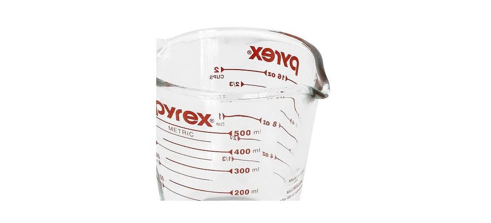 Prepware 6001075 Measuring Cup Red Graphics Clear