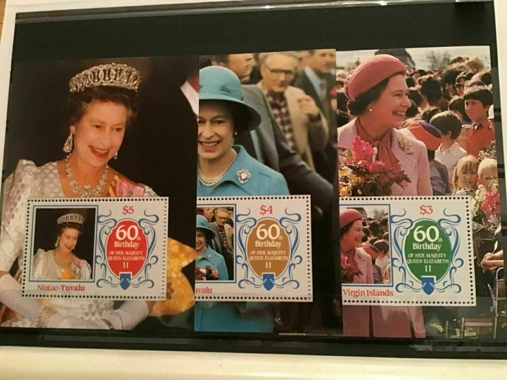 Commonwealth Queens 60th mint never hinged stamps R21701