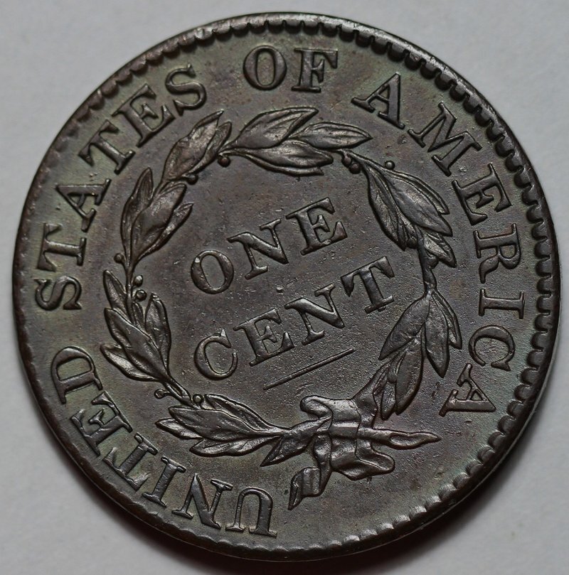 1825 Coronet Head Large Cent - US 1c Copper Coin