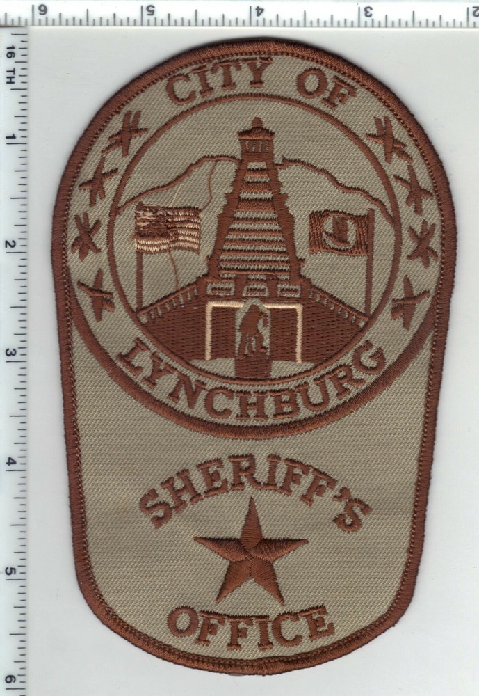 Lynchburg County Sheriff (Virginia)  Brown Shoulder Patch