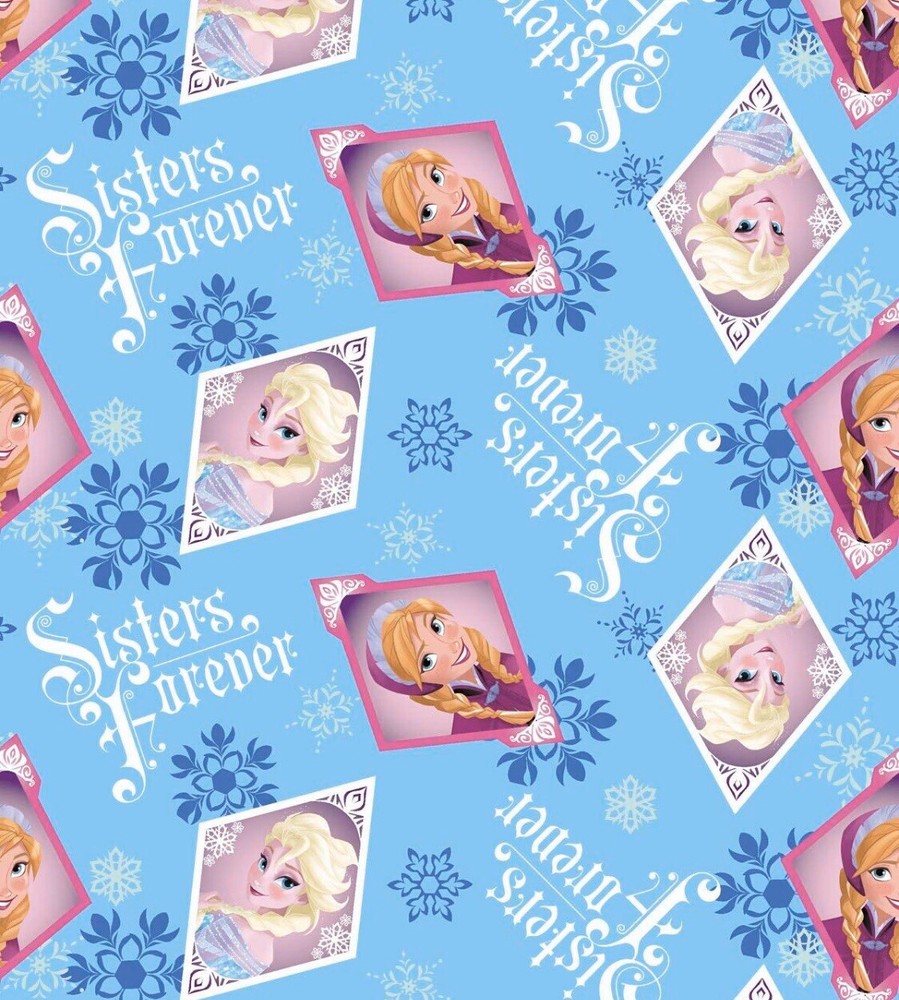Frozen Sisters Forever Hand Tied Double Sided Throw Blanket