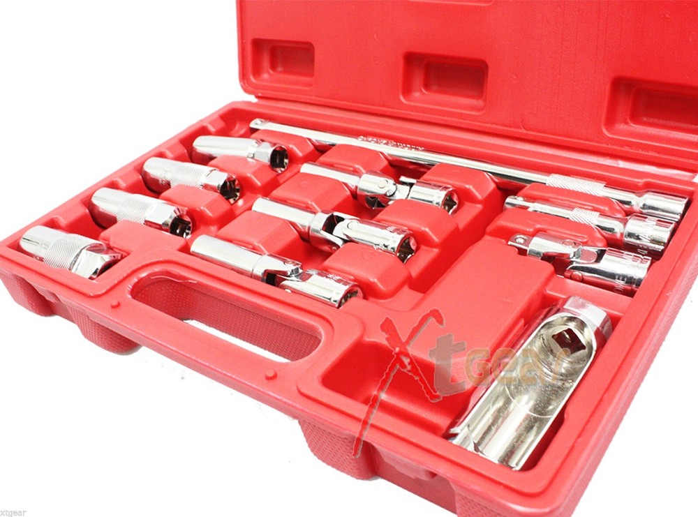 MASTER SERVICE SET - SPARK/GLOW PLUG & OXYGEN SENSOR 3/8"SQ DRIVE 11PC